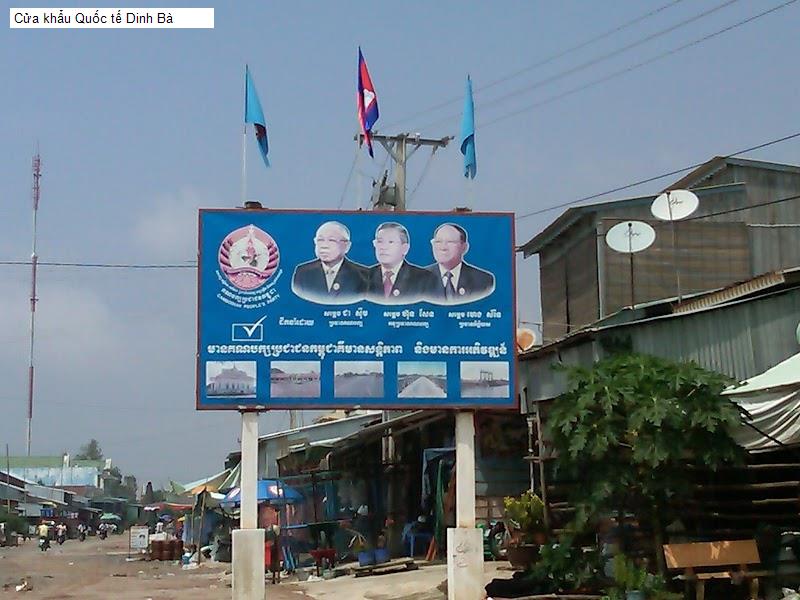 Cửa khẩu Quốc tế Dinh Bà