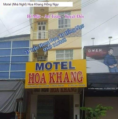 Motel (Nhà Nghỉ) Hoa Khang Hồng Ngự